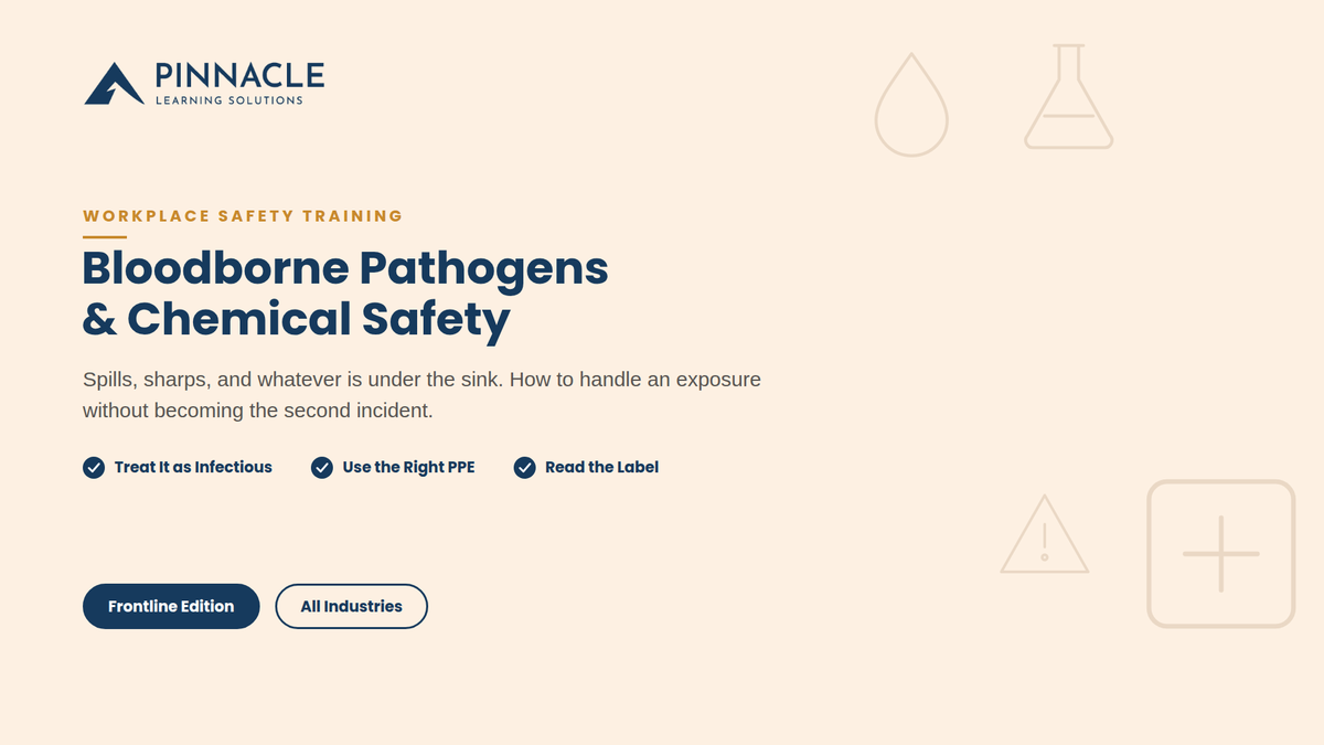 Bloodborne Pathogens & Chemical Safety