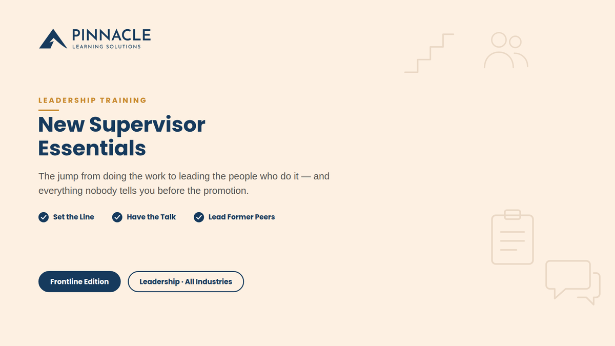 New Supervisor Essentials: Mastering the Transition to Team Leadership