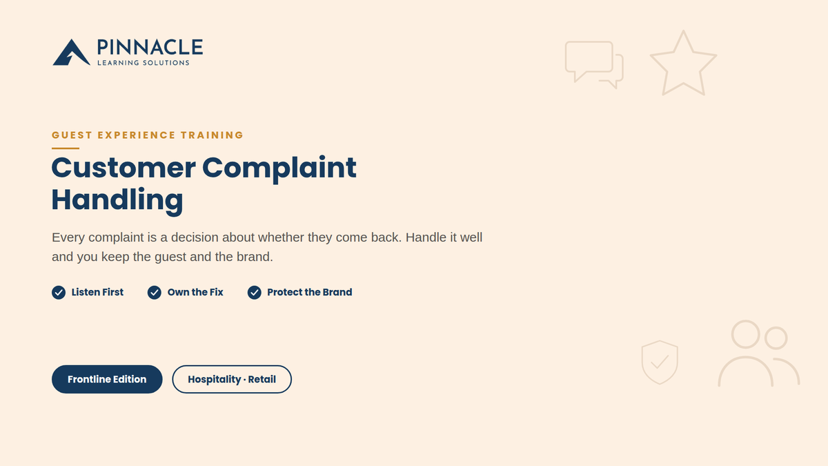 Mastering Customer Complaint Handling and Brand Representation