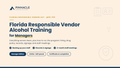 Florida Responsible Vendor Alcohol Training for Managers